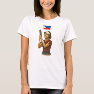 Inspiriert von Filipino Tennis Superstar Alex Eala T-Shirt
