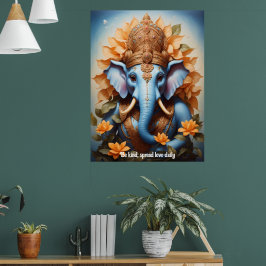 Inspiriert von Lord Ganesha Poster