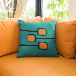 Inspiriert von Mid Century Modern Zweige in Sonder Kissen