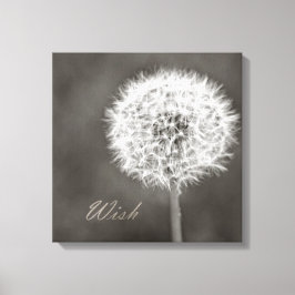 Inspiriert Wish Dandelion Leinwanddruck