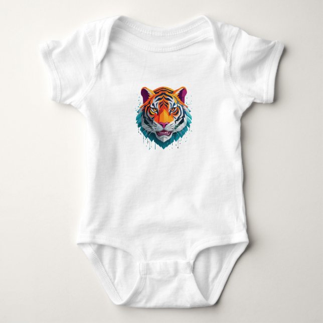 inspirierte 90er Jahre Baby , Baby Duschgeschenk,  Baby Strampler (Vorderseite)