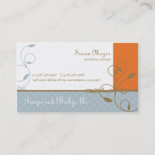 Inspirierte Babykarten Visitenkarte