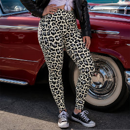 inspirierte Druckpunk Retro aus den 1980er Jahren Leggings