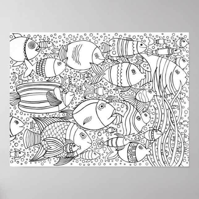 Inspirierte Fischschule 2 Poster (Vorne)