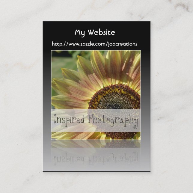 Inspirierte Fotografie Visitenkarte (Vorderseite)