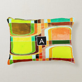 Inspirierte Funky Retro Zierkissen