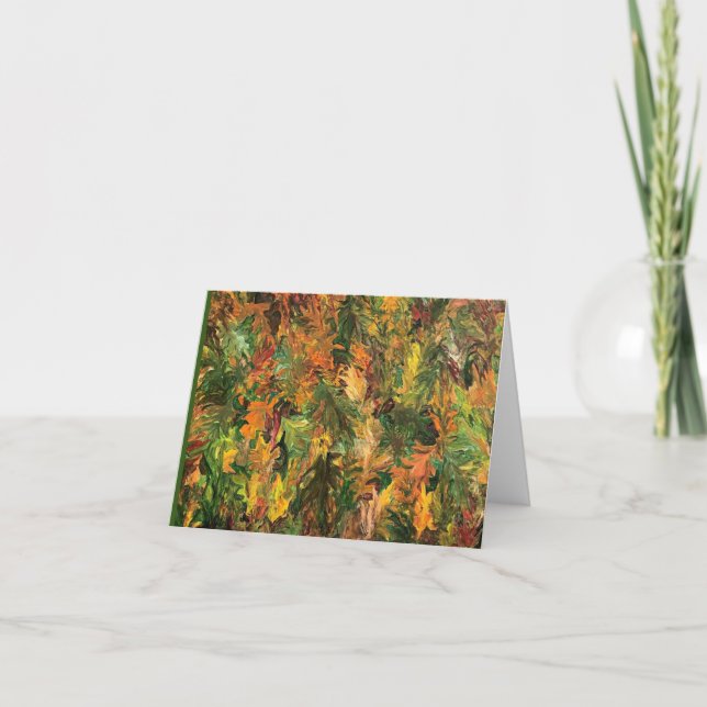 Inspirierte Grußkarte für Herbst Karte (Vorderseite)