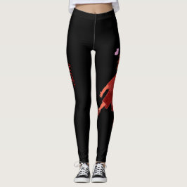 Inspirierte Leggings mit Zitat