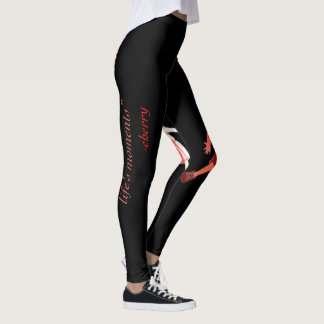 Inspirierte Leggings mit Zitat