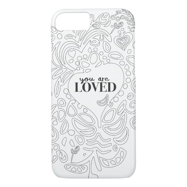 Inspirierte Personalisierte Farbseite - Sie sind b Case-Mate iPhone Hülle (Rückseite)