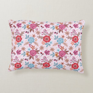 Inspirierte Rose im Herbst - Muster Akzent Pillow Dekokissen