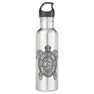 Inspirierte Schildkröte Trinkflasche