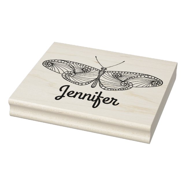 Inspirierte Schmetterlingskunst Gummistempel (Stempel)
