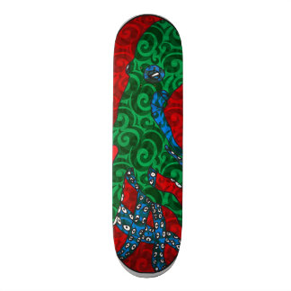 Inspirierte Skateplattform der bunten Krake Skateboard