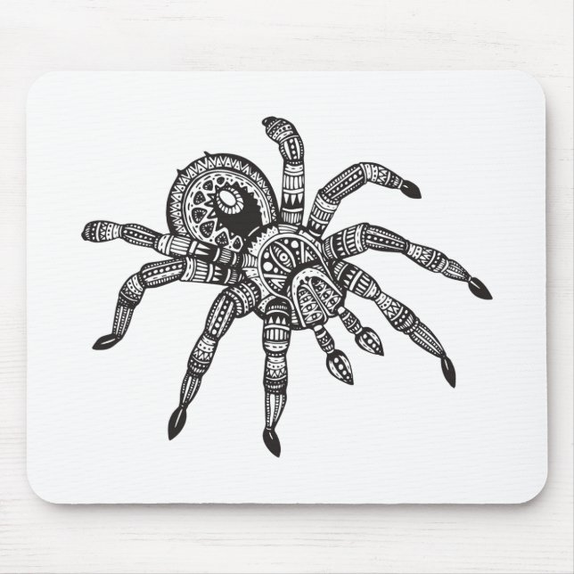 Inspirierte Spinne Mousepad (Vorne)