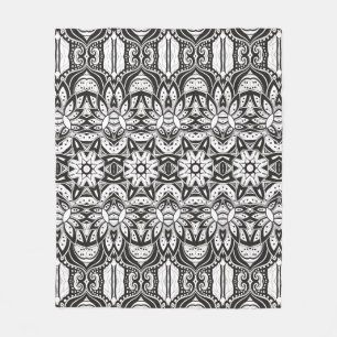 Inspirierte Stammes- Art-Illustration Fleecedecke