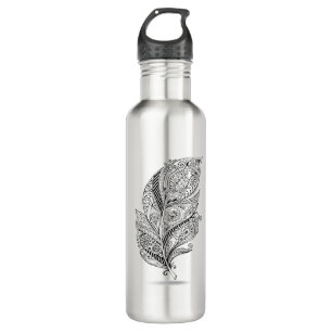 Inspirierte Stammes- Feder Trinkflasche