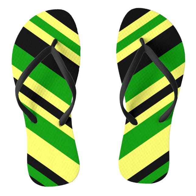 Inspirierte Streifen Flip Flops (Fußbett)