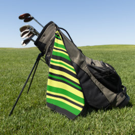 Inspirierte Streifen Golfhandtuch