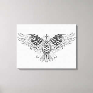 Inspirierter Adler 2 Leinwanddruck