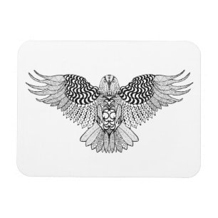 Inspirierter Adler 2 Magnet