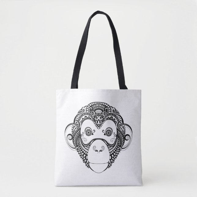 Inspirierter Affe-Entwurf 2 Tasche (Vorderseite)