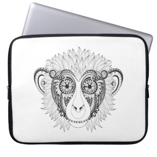Inspirierter Affe Laptopschutzhülle