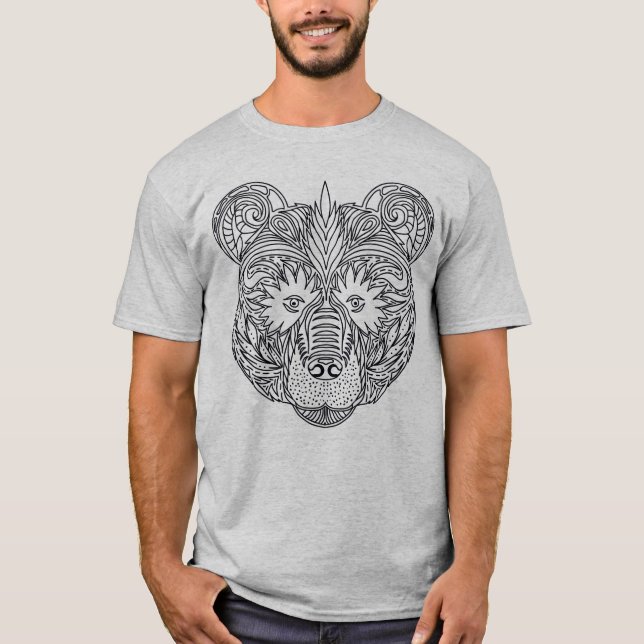 Inspirierter Bär T-Shirt (Vorderseite)