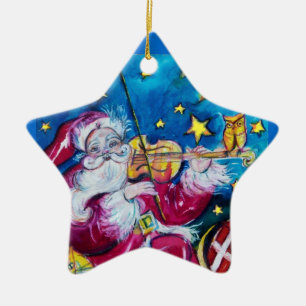 INSPIRIERTER Edelstein-Stein-Stern SANKT roter Keramikornament