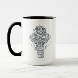 Inspirierter Elefant Tasse