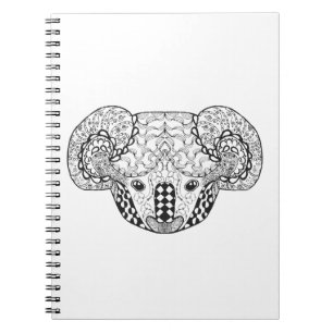Inspirierter Koala-Bär Notizblock