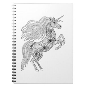 Inspirierter magischer Unicorn Notizblock