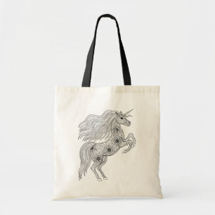 Inspirierter magischer Unicorn Tragetasche