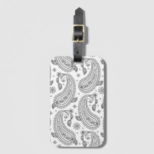 Inspirierter Paisley-Entwurf Gepäckanhänger
