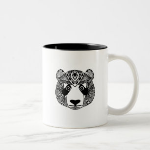 Inspirierter Panda Zweifarbige Tasse