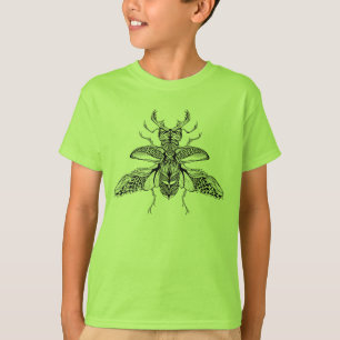 Inspirierter psychedelischer Hirsch-Käfer T-Shirt