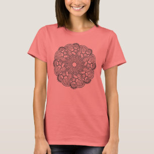 Inspirierter runder Entwurf T-Shirt
