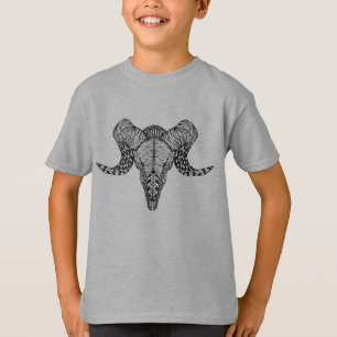 Inspirierter Schaf-Schädel T-Shirt