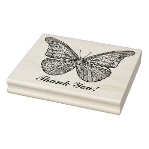 Inspirierter Schmetterling Gummistempel