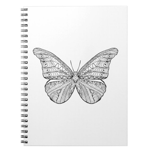 Inspirierter Schmetterling Notizblock (Vorderseite)