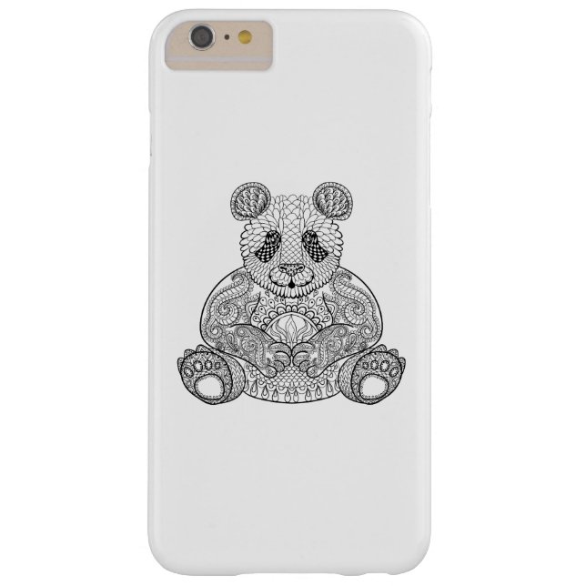 Inspirierter Stammes- Panda Case-Mate iPhone Hülle (Rückseite)