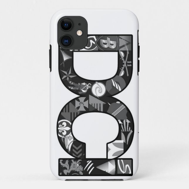 Inspirierter Telefonkasten des Trommel-Korps Case-Mate iPhone Hülle (Rückseite)