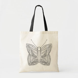 Inspirierter tropischer Entwurfs-Schmetterling Tragetasche
