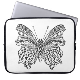 Inspirierter tropischer Schmetterling Laptopschutzhülle