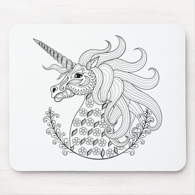 Inspirierter Unicorn Mousepad (Vorne)
