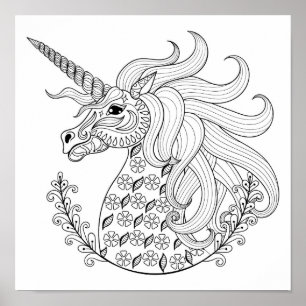 Inspirierter Unicorn Poster