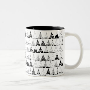 Inspirierter Wigwam Zweifarbige Tasse