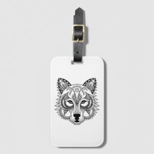 Inspirierter Wolf Gepäckanhänger