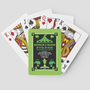 Inspirierter Zirkus Spielkarten