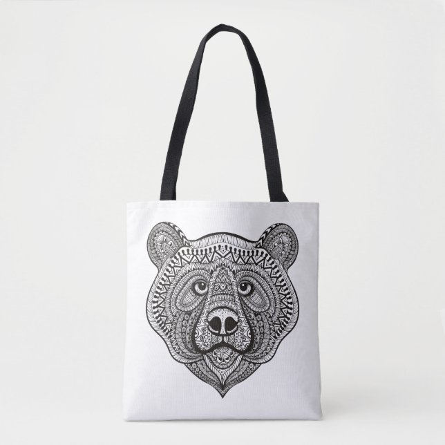 Inspiriertes Bärn-Gesicht 2 Tasche (Vorderseite)